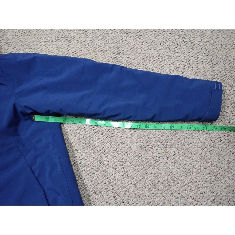 The North Face WindWall Jacket Mens Small Blue Excellent Hooded Softshell Zip‎